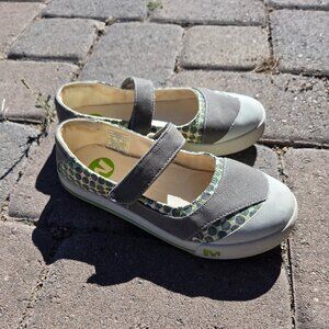 Womens Sz 7 (Youth 5.5/EU 36.5) Merrell 'Skyjumper" Canvas Mary Jane Sneakers